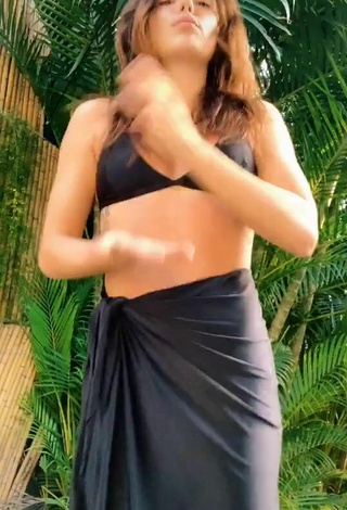 5. Sexy Isis Valverde in Black Bikini Top