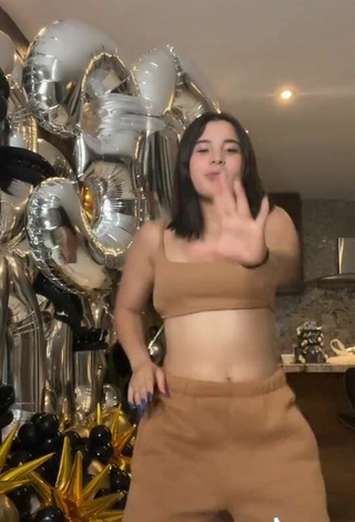 2. Sweetie Michel Chavez in Beige Crop Top