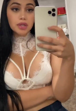 3. Seductive Jailyne Ojeda Ochoa in White Crop Top