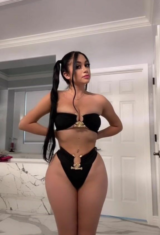 Hot Jailyne Ojeda Ochoa in Black Bikini