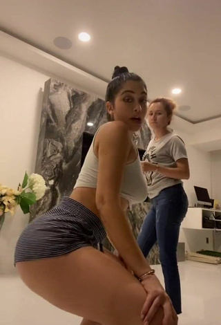 Sultry Jailyne Ojeda Ochoa in Grey Crop Top and Bouncing Boobs