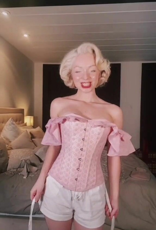 2. Luscious Jasmine Chiswell in Pink Corset