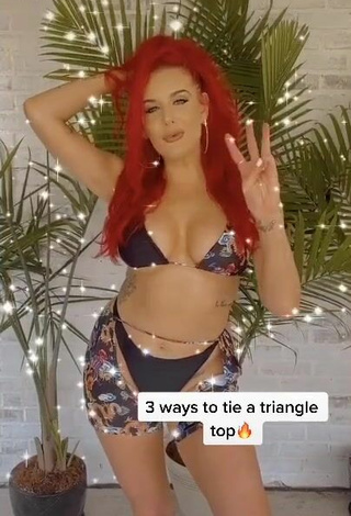 1. Sweetie Justina Valentine Shows Cleavage in Bikini