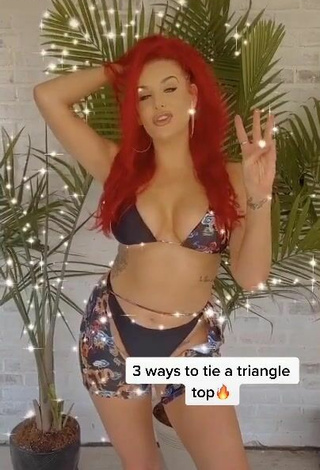 Sweetie Justina Valentine Shows Cleavage in Bikini