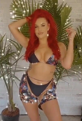 3. Sweetie Justina Valentine Shows Cleavage in Bikini