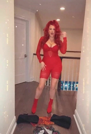 Hottie Justina Valentine Shows Cleavage in Crop Top