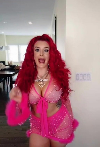 2. Sexy Justina Valentine Shows Cleavage in Firefly Rose Bikini