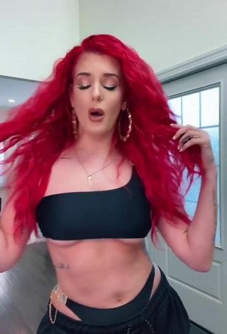 3. Cute Justina Valentine in Black Bikini (Underboob)