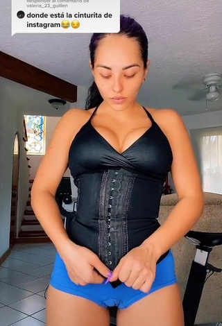 2. Luscious Karla Bustillos in Black Sport Bra