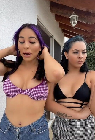 1. Luscious Karla Bustillos Shows Cleavage in Bikini Top