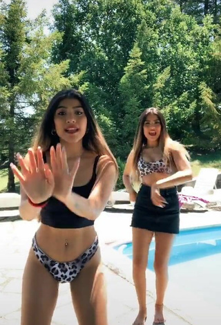 2. Titillating Melissa & Cassandra Tejada in Bikini Top at the Pool