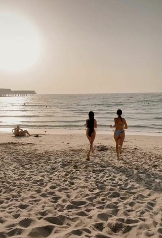 2. Sultry Diana in Thong at the Beach