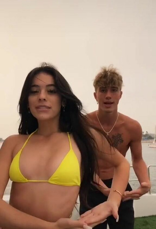 Hottie Lauren Kettering in Yellow Bikini