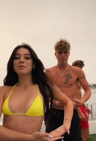 3. Hottie Lauren Kettering in Yellow Bikini