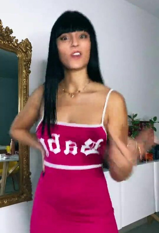 Luscious Lenna Vivas in Dress and Bouncing Boobs