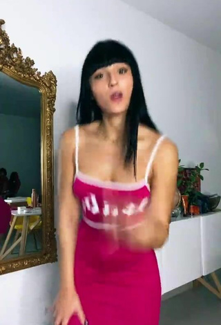 Sultry Lenna Vivas in Dress and Bouncing Tits