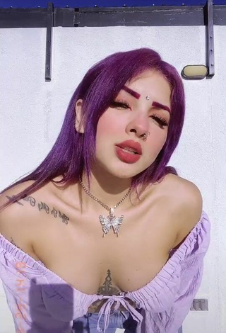 Hot Lilacoloridas in Purple Crop Top