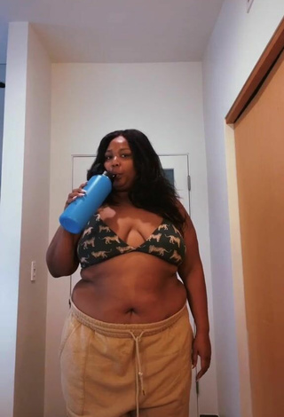 3. Luscious Lizzo in Bikini Top