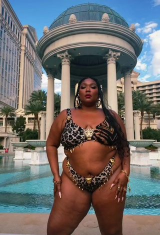 Luscious Lizzo Shows Big Butt at the Pool