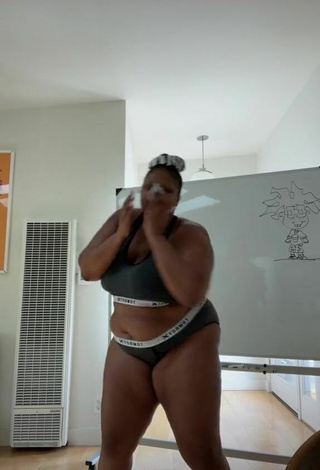 2. Sultry Lizzo in Grey Panties