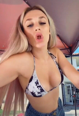 Sweetie Madi Monroe Shows Cleavage in Bikini Top