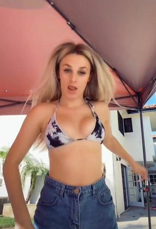 2. Sweetie Madi Monroe Shows Cleavage in Bikini Top