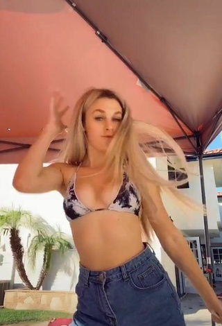 3. Sweetie Madi Monroe Shows Cleavage in Bikini Top