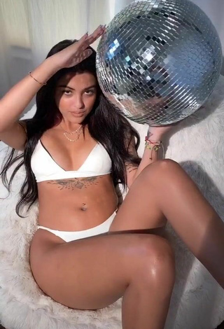 Adorable Malu Trevejo in Seductive White Bikini