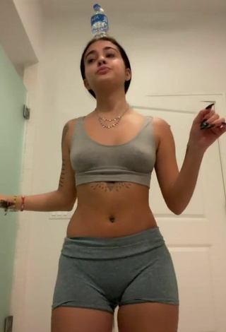 Sweetie Malu Trevejo while doing Belly Dance without Bra