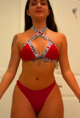 Breathtaking Malu Trevejo in Red Bikini