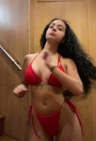 4. Hot Malu Trevejo in Red Bikini