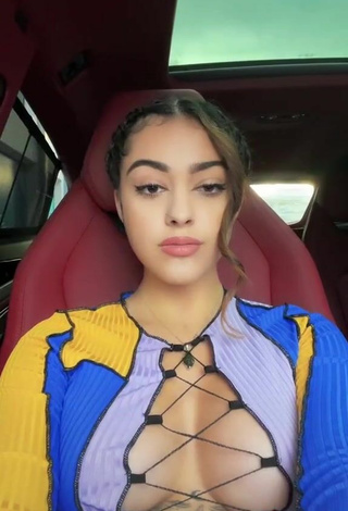 4. Titillating Malu Trevejo Shows Cleavage in Crop Top