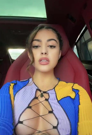 5. Titillating Malu Trevejo Shows Cleavage in Crop Top