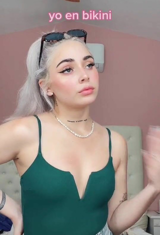 Luscious Marian Krawstor in Green Top