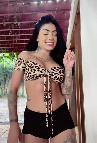 2. Sexy Mirella Fernandez in Leopard Bikini