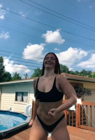 3. Titillating Mikaila Murphy Shows Butt at the Pool (Underboob)