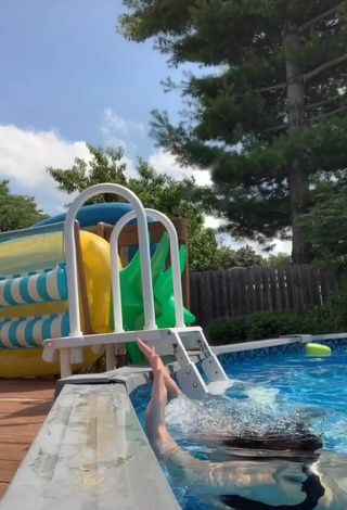 Sweetie Mikaila Murphy Shows Butt at the Pool