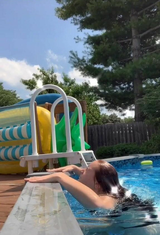 3. Sweetie Mikaila Murphy Shows Butt at the Pool