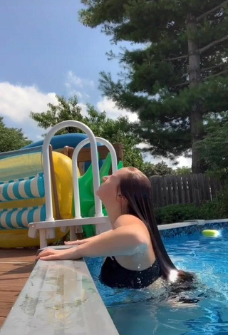 5. Sweetie Mikaila Murphy Shows Butt at the Pool