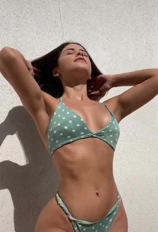 Seductive Nathalia Valente in Polka Dot Bikini