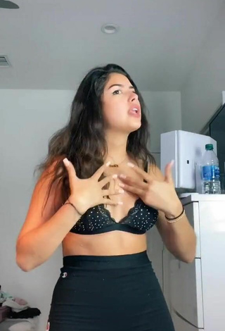 2. Luscious Nicole García in Black Bra