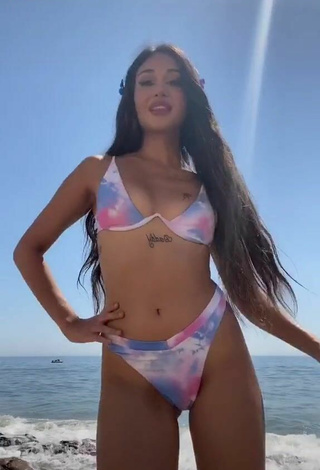 Sultry Queen Star in Bikini at the Beach