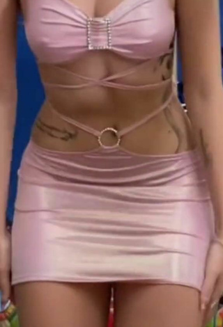 Hottest riwww in Pink Crop Top (Underboob)