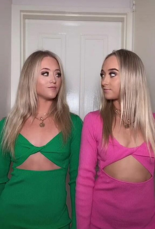 Hot Sam & Teagan Rybka in Dress