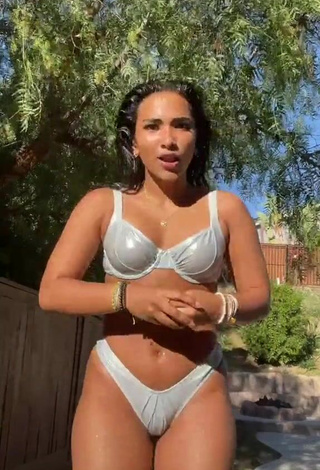 Sienna Mae Gomez Looks Sweetie in Bikini and Bouncing Tits