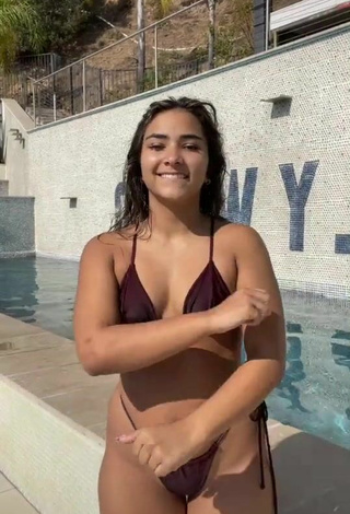 1. Sienna Mae Gomez Looks Sweet in Bikini and Bouncing Boobs