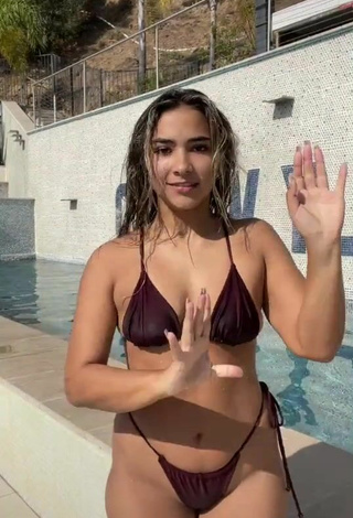 4. Sienna Mae Gomez Looks Sweet in Bikini and Bouncing Boobs