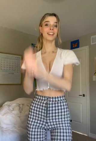 6. Hot Ashley Matheson without Bra and Bouncing Boobs