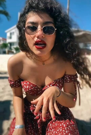 3. Sexy Sofia Mata in Crop Top at the Beach