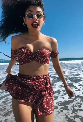 Sweetie Sofia Mata in Crop Top at the Beach